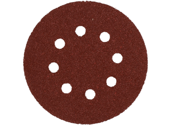 Krążek ścierny z rzepem z otworami 125 mm P40 5 szt. KRAFTLINE PRO