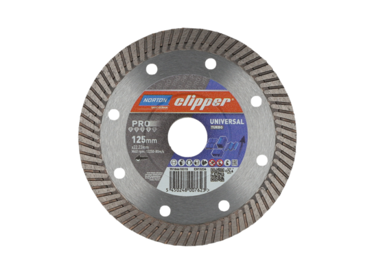Tarcza diamentowa pro universal turbo H12 125 x 22,23 Norton Clipper