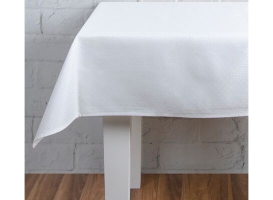 Obrus żakardowy Spendy 110 x 160 cm biały