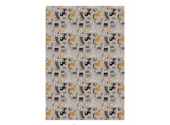 Ręcznik kuchenny Cattos 38 x 63 cm szary