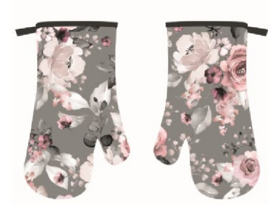 Komplet rękawic kuchennych Patels 19 x 30 cm szary