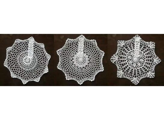 Serwetka dekoracyjna koronkowa Ø30 cm mix