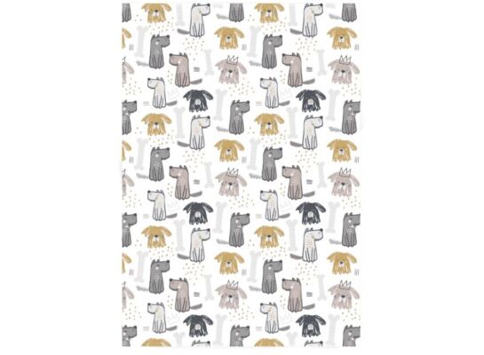 Ścierka kuchenna Doggos 45 x 65 cm bawełniana biała