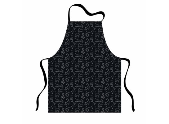 Fartuch kuchenny Cattos 60 x 75 cm czarny