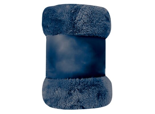 Koc coralowy Faroe 150 x 200 cm niebieski