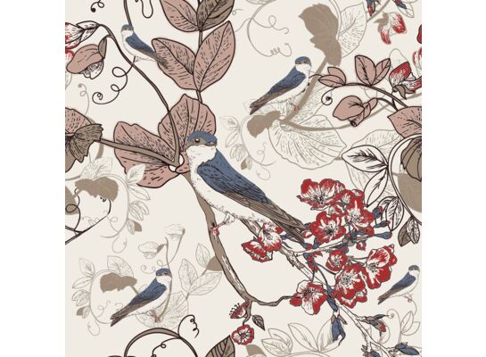 Koc flanelowy Fleur 130 x 170 cm ecru