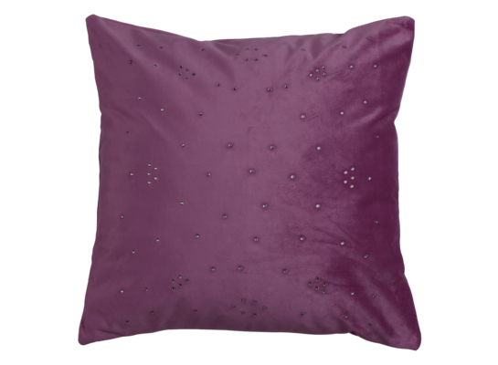 Poszewka DIAMONDS 45 x 45 cm fioletowa