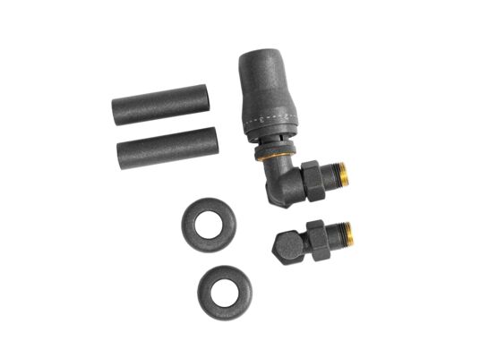 Zawory dekoracyjne zestaw podłączeniowy grafitowy Schlosser ENIX