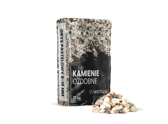 Grys pastelowy 8-16 mm 20 kg