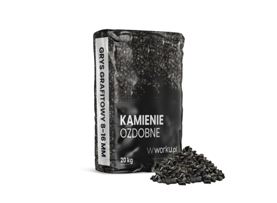 Grys grafitowy 8-16 mm 20 kg