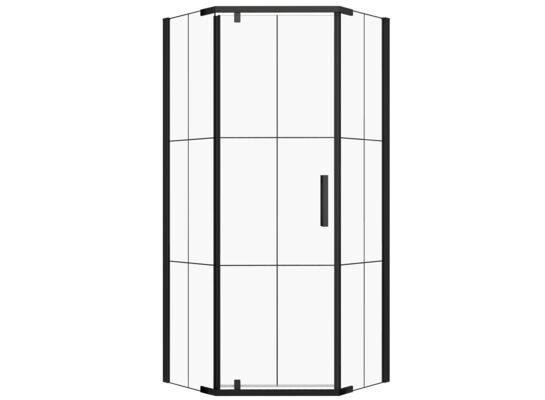 Kabina natryskowa Metro 90 bez brodzika czarna Kerra