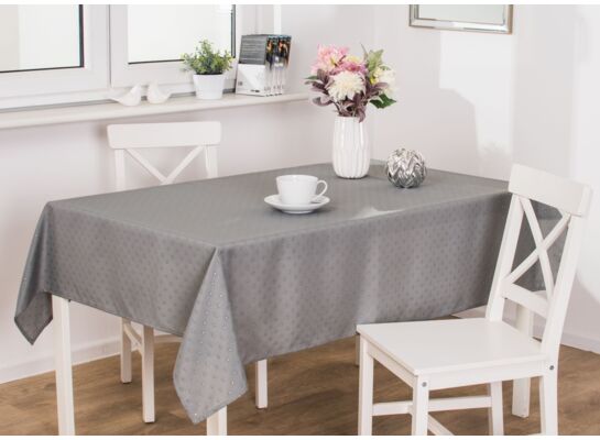 Obrus MIGOT 140 x 200 cm jasnoszary