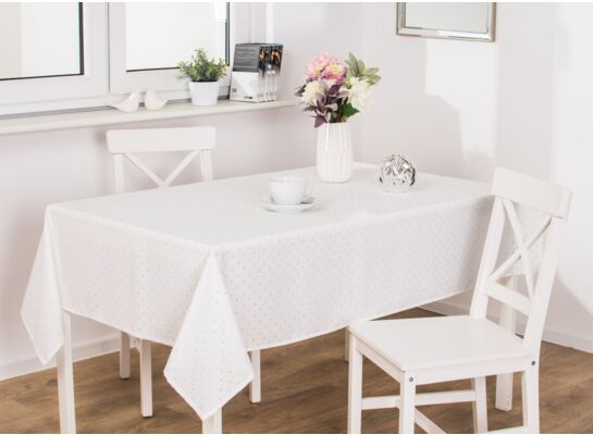 Obrus MIGOT 140 x 200 cm kremowy