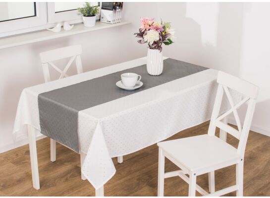 Bieżnik MIGOT 40 x 140 cm jasnoszary