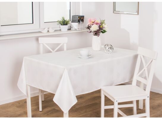 Obrus ASTERIA 140 x 160 cm kremowy