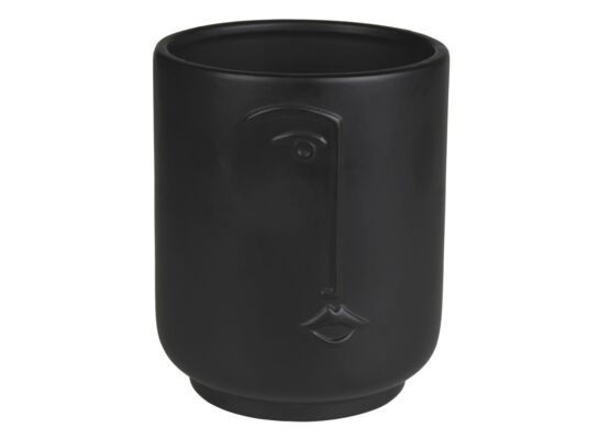 Osłonka ceramiczna LUKE 13,5 x 13,5 x 16,5 cm czarna