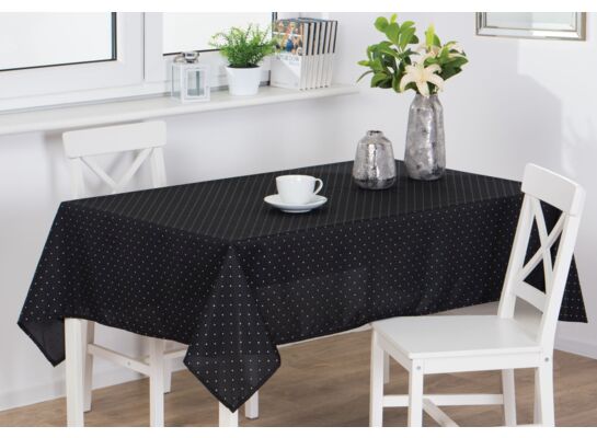 Obrus MIGOT 140 x 160 cm czarny
