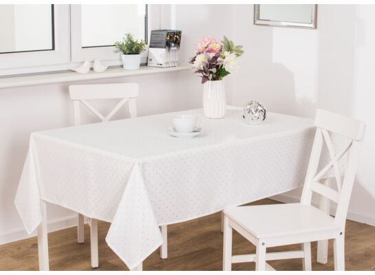 Obrus MIGOT 140 x 160 cm kremowy