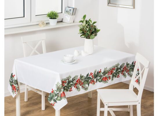 Obrus CONIFER 140 x 180 cm biały