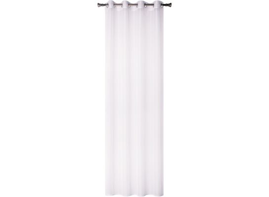 Firana z kółkami DIANA 140 x 260 cm biała