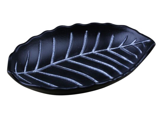 Dekoracja MUNDA 18 x 13,5 x 3,5 cm MDF czarny