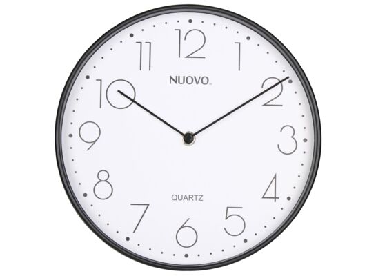 Zegar ścienny NUOVO 25 x 4,5 cm czarny-MC