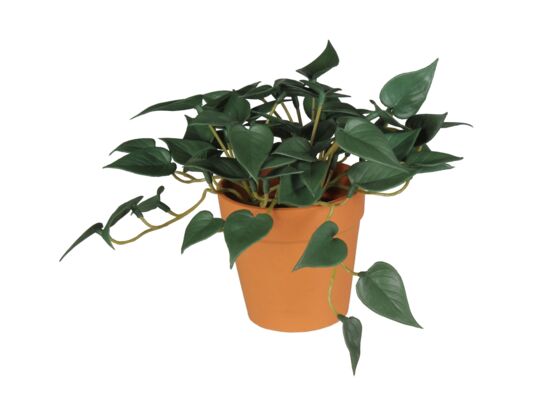 Sztuczny kwiat w doniczce ANTURIUM 16 cm