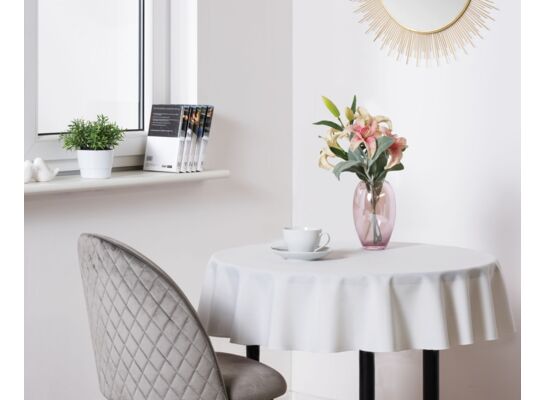 Obrus OXFORD Ø120 cm kremowy