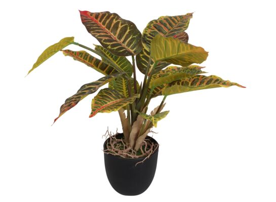 Sztuczny kwiat w doniczce KROTON PETRA 35 cm