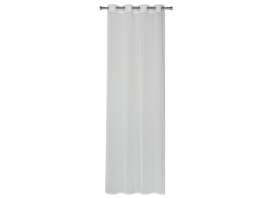 Firana z kółkami SEQUIN 140 x 260 cm biała
