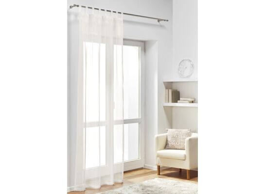 Firana z patkami DIANA 140 x 260 cm ecru