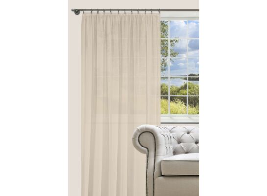 Firanka z taśmą DIANA 290 x 260 cm ecru