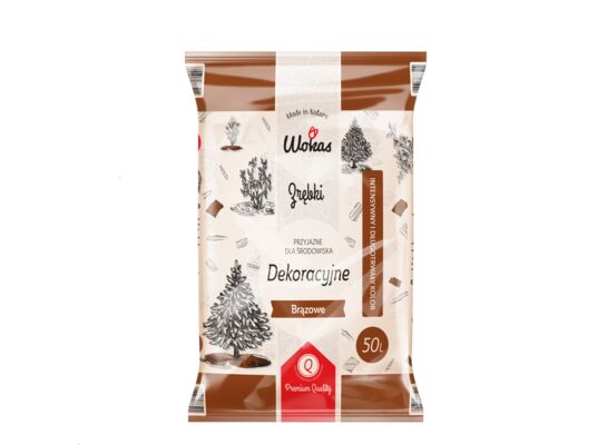 Zrębki drzewne brązowe 50 l