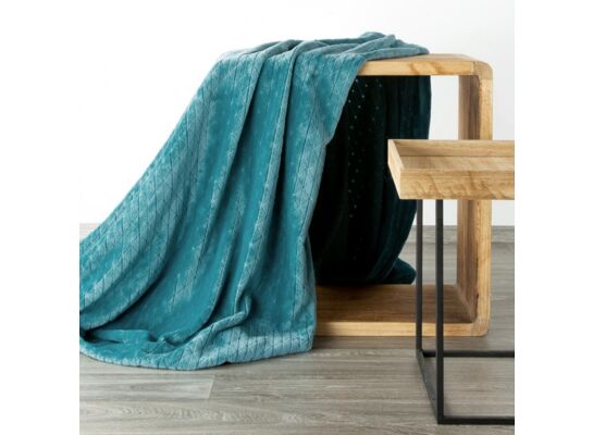 Koc CINDY4 170 x 210 cm turkusowy