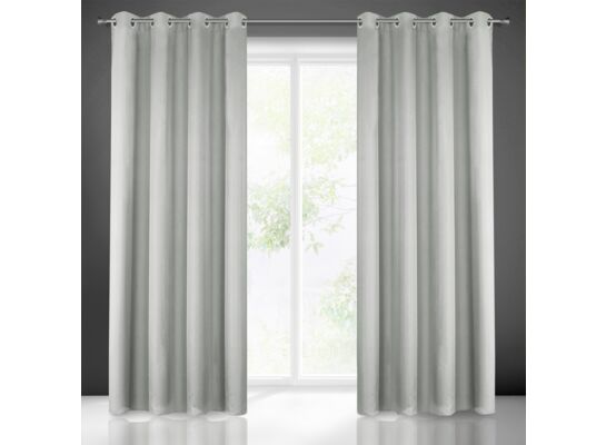 Zasłona RITA 140 x 250 cm przelotki stalowy