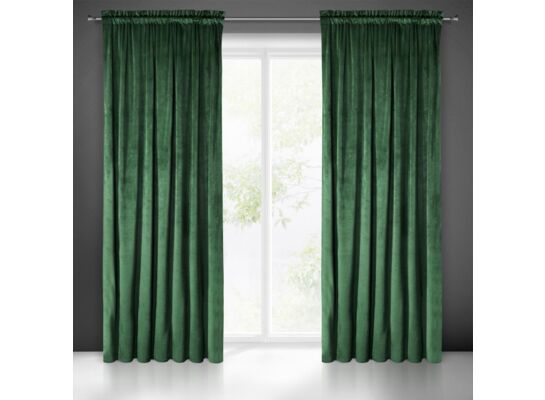 Zasłona MELANIE 140 x 270 cm taśma zielony