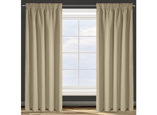 Zasłona PARISA 135 x 270 cm taśma beżowy