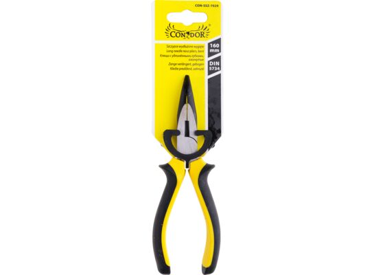 Szczypce wydłużone wygięte 160 mm Condor