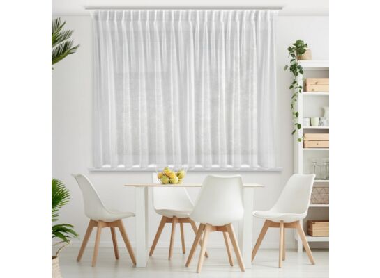 Firana BELISSA 300 x 170 cm taśma FLEX biały