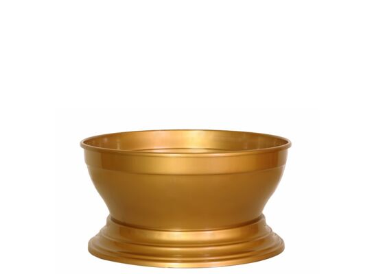 Miska Stópka Irys 22 cm złota/czarna