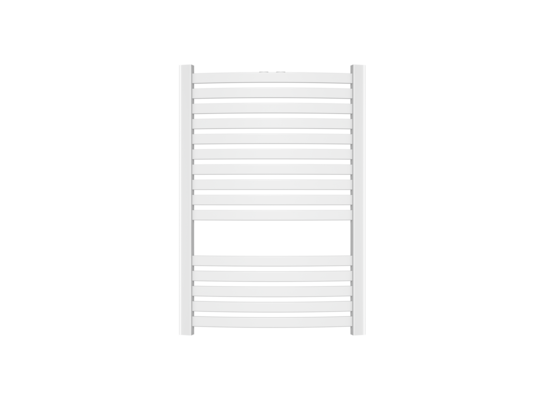 Grzejnik biały 540 x 800 + duoplex biały + maskownica biała