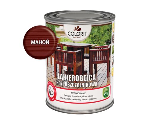 Lakierobejca rozpuszczalnikowa Mahoń 0,75 l