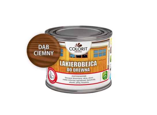 Lakierobejca do drewna Dąb Ciemny 0,375 l Colorit Drewno