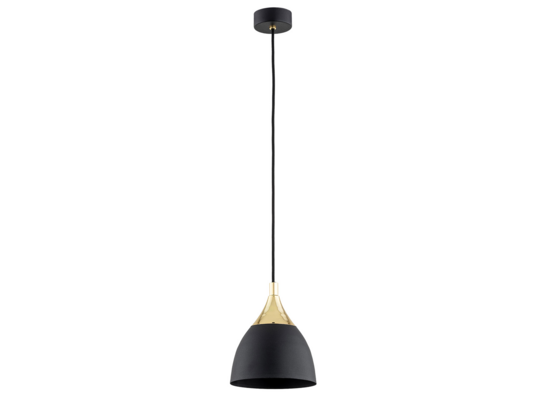 Lampa wisząca GRADO 4930 E27 czarny, mosiądz