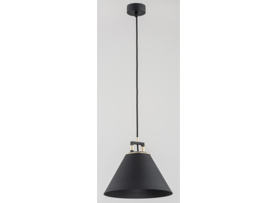 Lampa wisząca ORANA 4933 E27 czarny, mosiądz