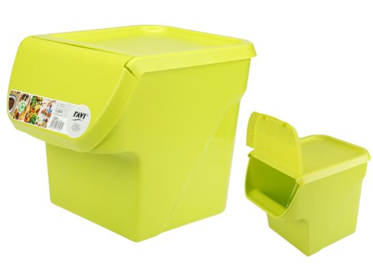 Pojemnik do przechowywania VegBOX 24 x 34 x 27 cm limonkowy