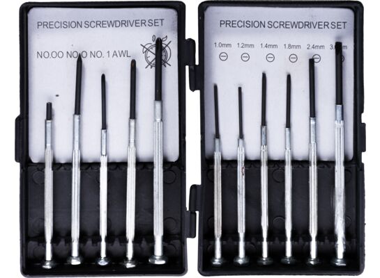 Wkrętaki zegarmistrzowskie, zestaw: 11 sztuk Condor