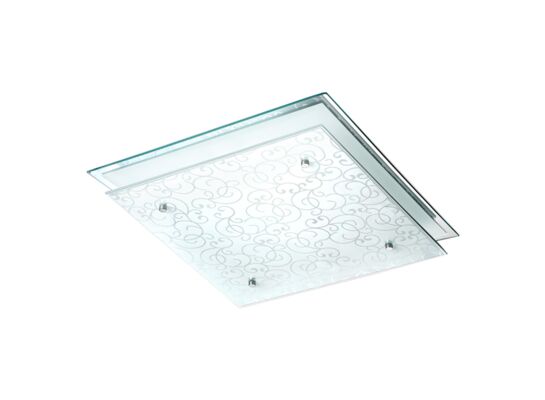 Plafon 3-płomienny Ikaros 65102 E27 biały, chrom