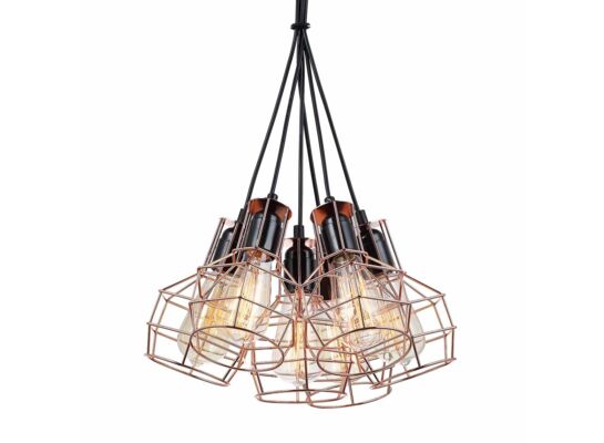 Lampa wisząca PERIFO E27 60W czarny
