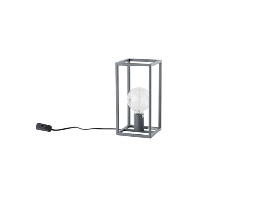 Lampa biurkowa Sigalo E27 60W szary